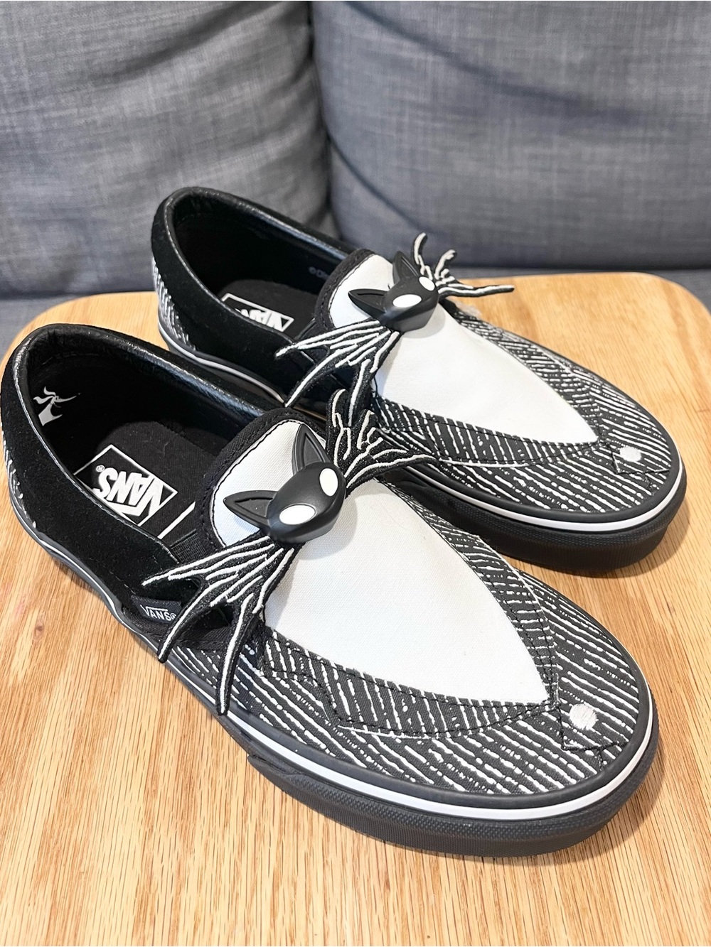 Vans x Disney Nightmare Before Christmas Slip-On Sneakers Shoes size 7